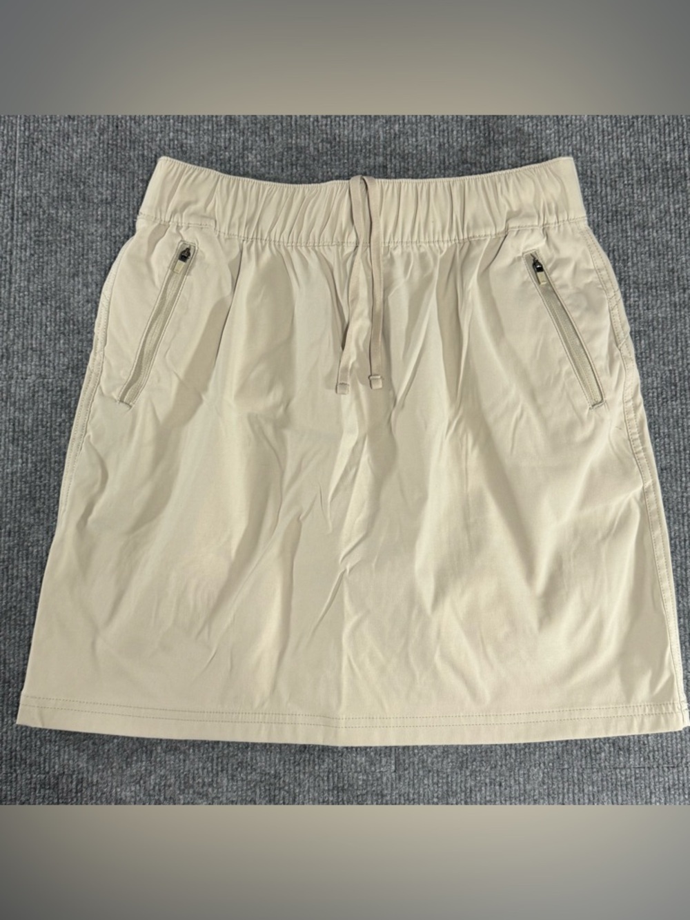 Gorpcore Eddie Bauer Horizon Skort 4 Khaki Hiking Travel Athletic Skirt Lined